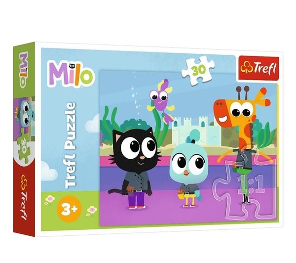 Puzzle Kotek Milo 30 elementów