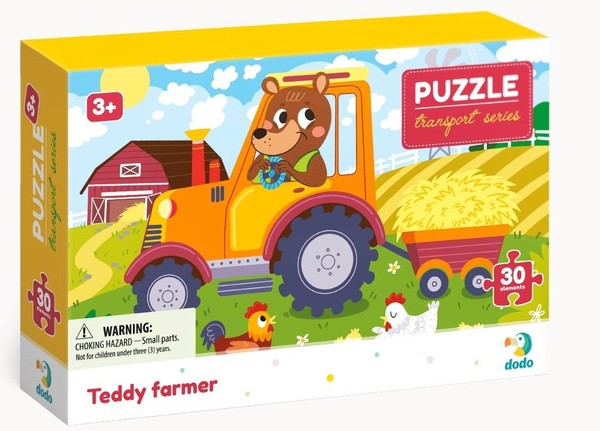 Puzzle Farmer Teddy 30 elementów