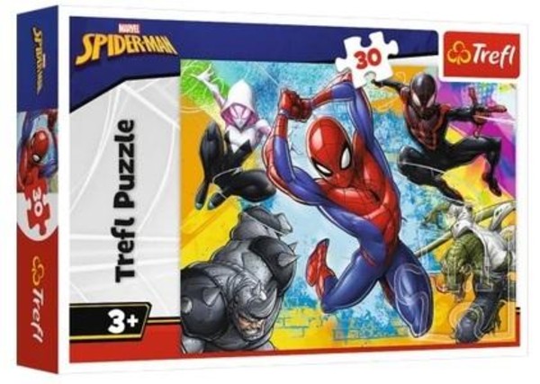 Puzzle Kolory Spider-mana 30 elementów