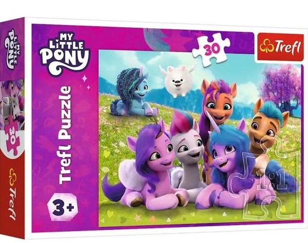 Puzzle Przyjacielskie Koniki Pony 30 elementów