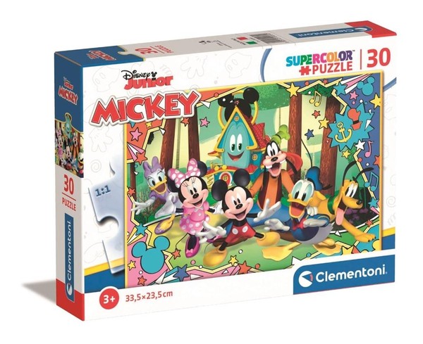 Puzzle Super Color Mickey 30 elementów