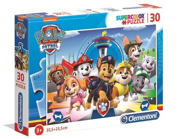 Puzzle Psi Patrol Super Color 30 elementów