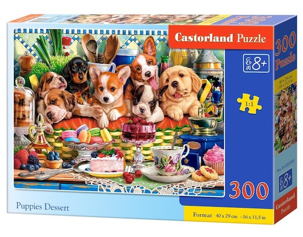 Puzzle Deser szczeniąt 300 elementów