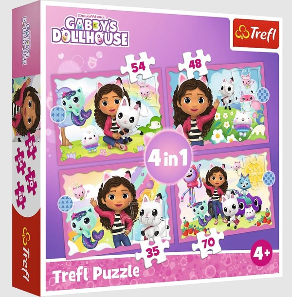 Puzzle Przygody Gabi 35, 48, 54, 70 elementów