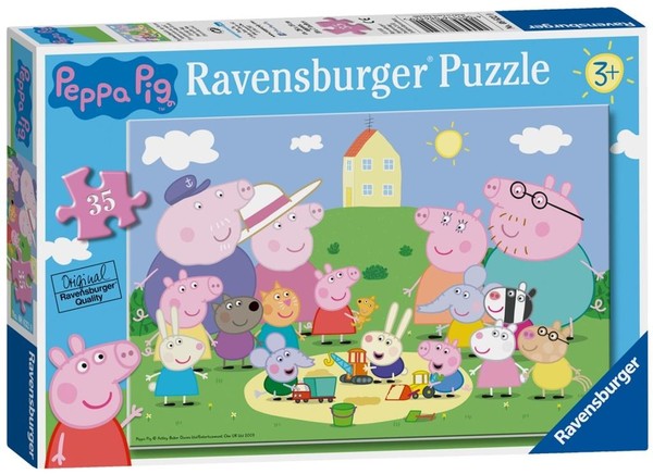Puzzle Świnka Peppa Piknik 35 elementów