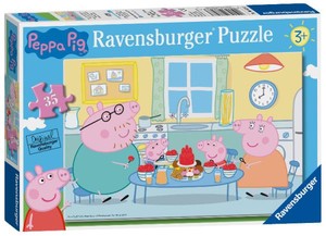 Puzzle Świnka Peppa Czas dla rodziny 35 elementów