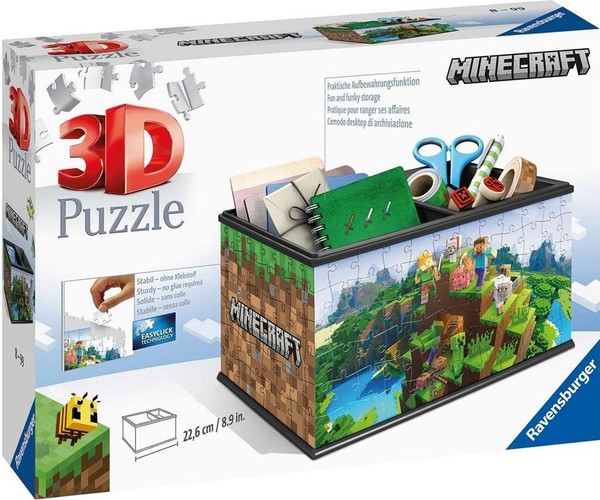 Puzzle 3D Szkatułka Minecraft 108 elementów