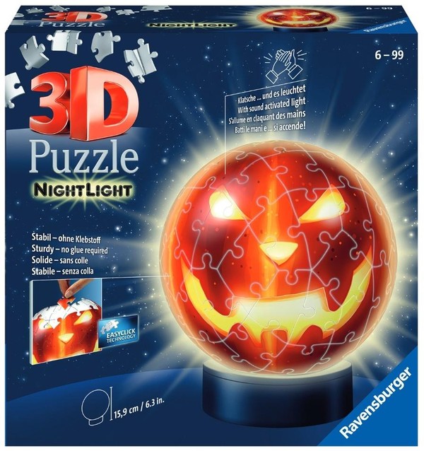 Puzzle 3D Dynia świecąca w ciemności 72 elementy