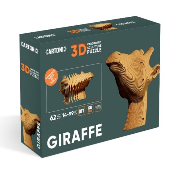 Puzzle 3D Żyrafa 62 elementy