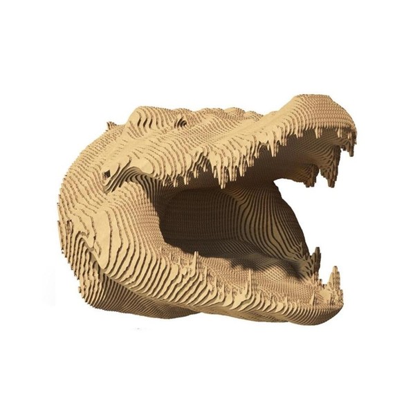 Puzzle 3D kartonowe Krokodyl