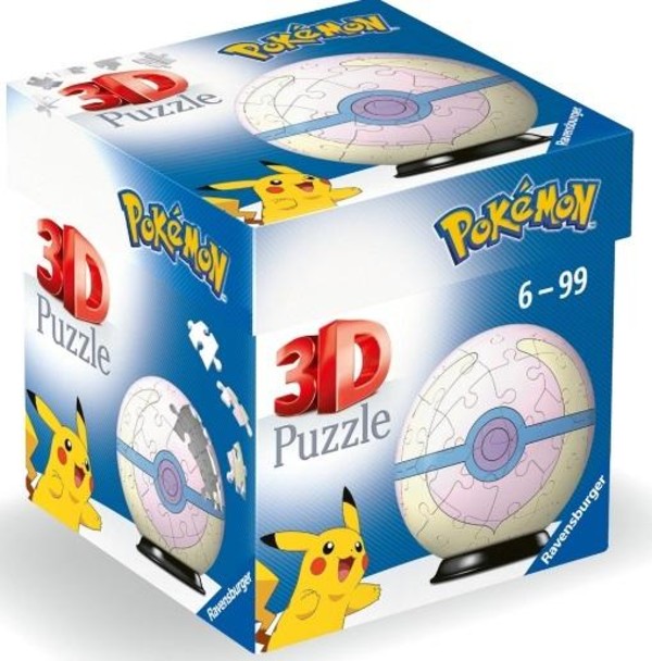 Puzzle 3D Kula Pokemon Heal Ball