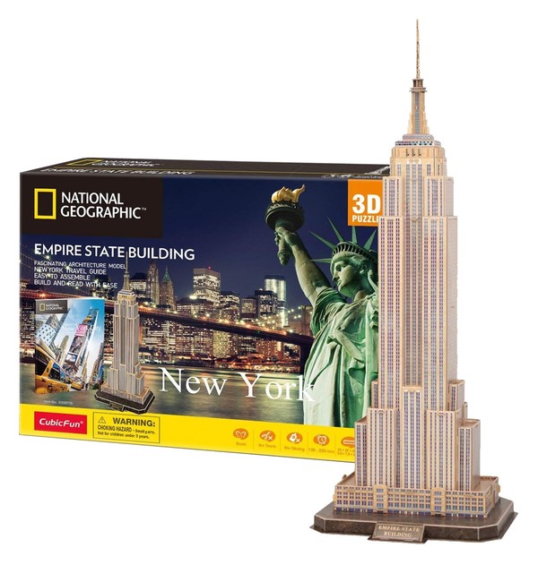 Puzzle 3D National Geographic Empire State Building - 66 elementów