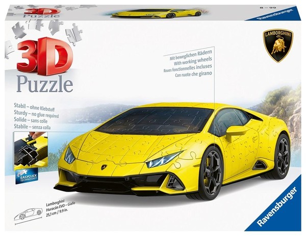 Puzzle 3D Lamborghini Huracn Evo Giallo