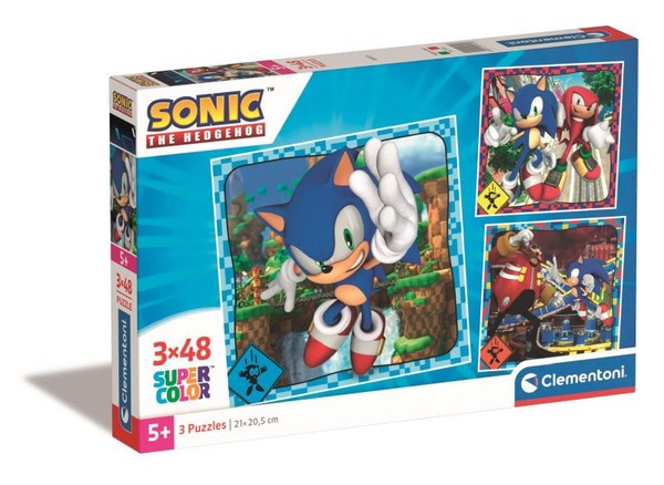 Puzzle Sonic 3x48 elementów