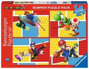 Puzzle Super Mario 4x100 elementów