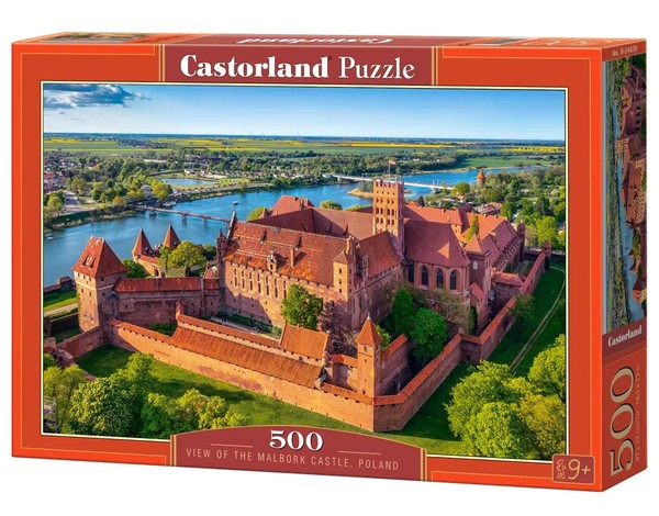 Puzzle Widok na zamek w Malborku 500 elementów