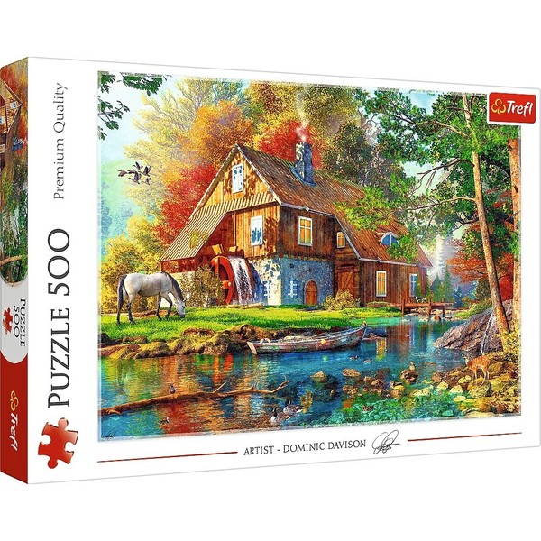 Puzzle Chatka nad rzeką 500 elementów