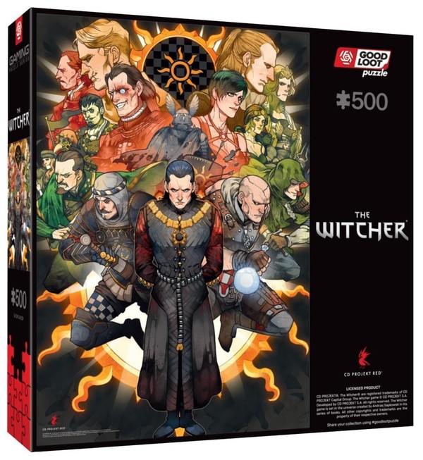 Puzzle The Witcher Nilfgaard 500 elementów