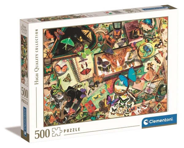 Puzzle Kolekcjoner motyli 500 elementów