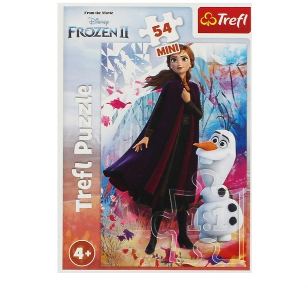 Puzzle mini W świecie Anny i Elsy - 54 elementy