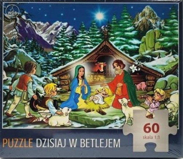 Puzzle Dzisiaj w Betlejem 60 elementów