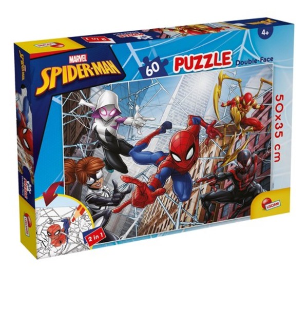 Puzzle dwustronne Marvel Spider-Man 60 elementów
