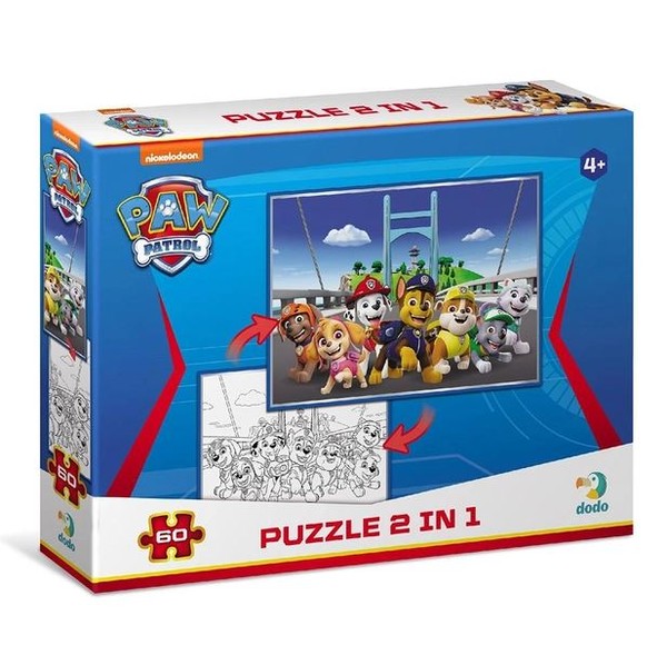 Puzzle Psi Patrol 2w1 60 elementów