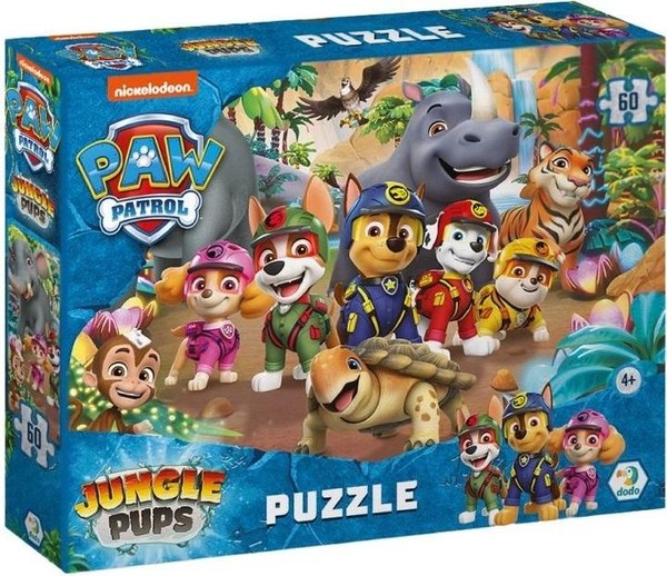 Puzzle Psi Patrol Jungle Pups 60 elementów