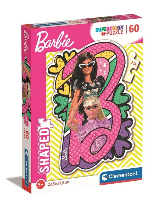 Puzzle Barbie Shaped 60 elementów