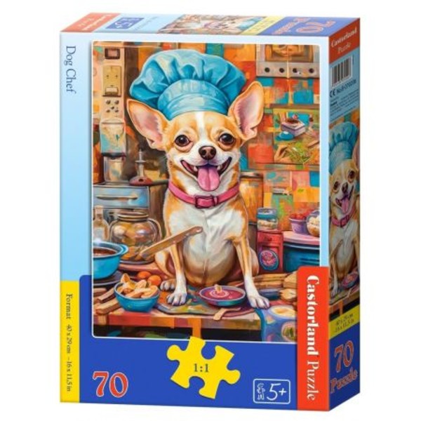 Puzzle Psi szef kuchni 70 elementów