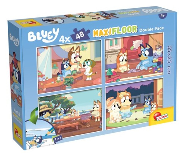 Puzzle Bluey 4x48 elementów