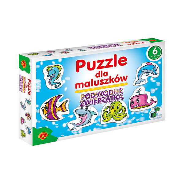 Puzzle dla maluszków - Podwodne zwierzęta