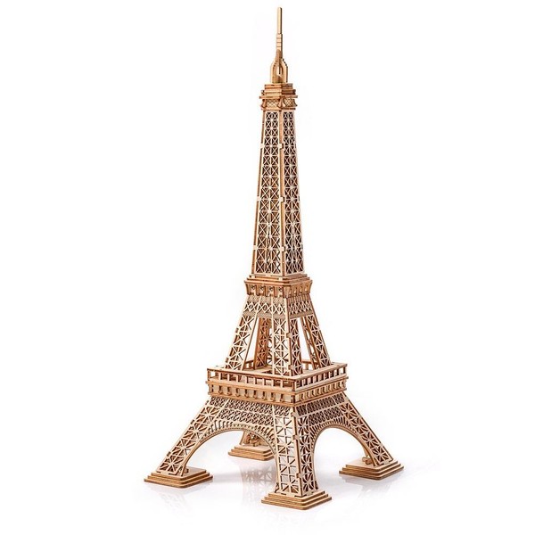 Puzzle Drewniane 3D Wieża Eiffla 122 elementy