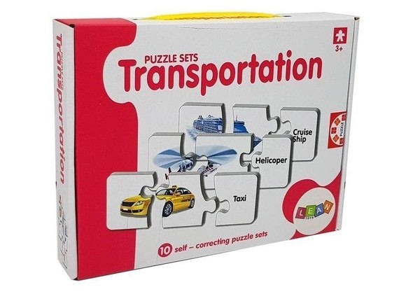 Układanka edukacyjna Transport 30 elementów