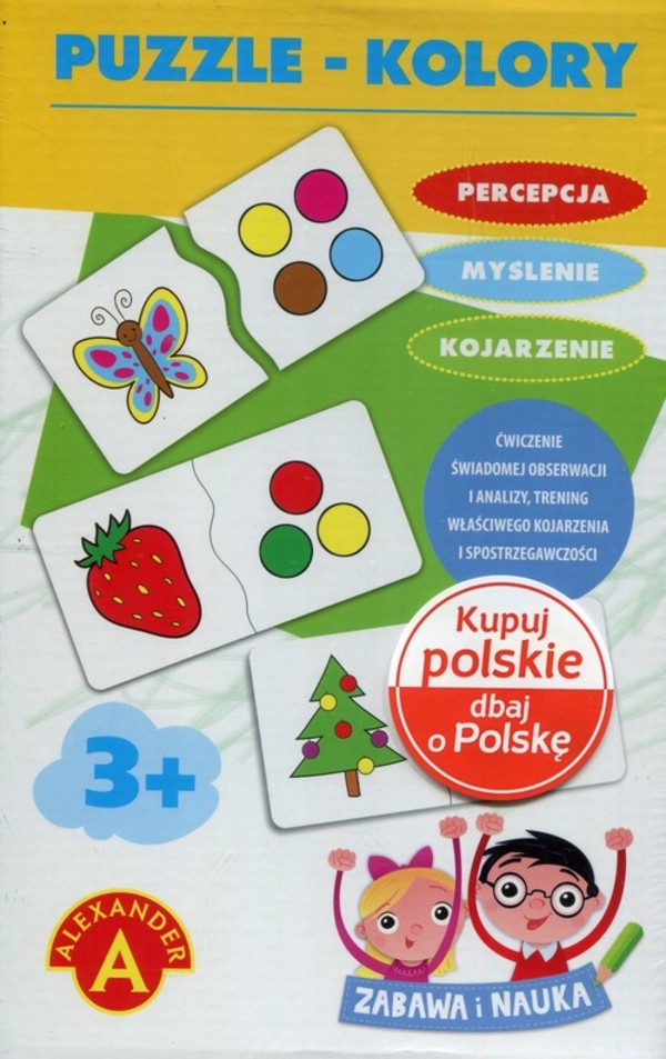 Puzzle edukacyjne Kolory