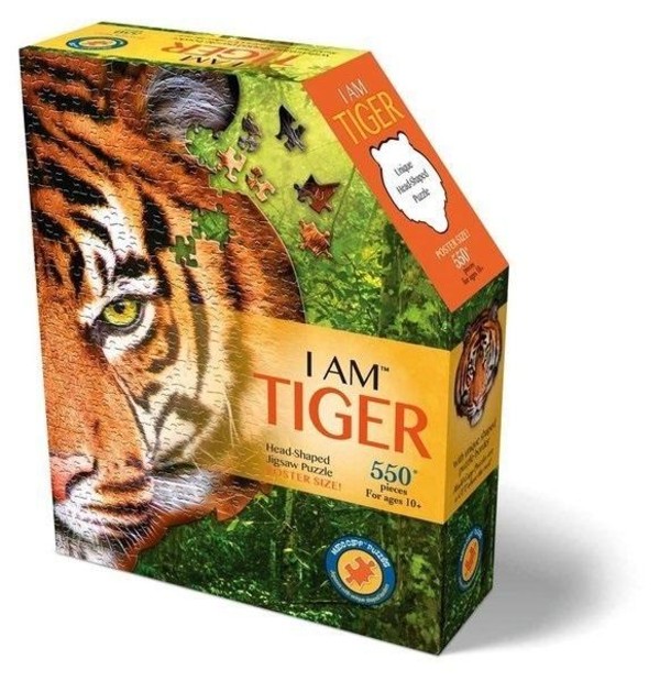 Puzzle konturowe Tygrys 550 elementów