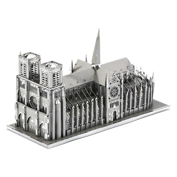 Puzzle Metalowe 3D Katedra Notre Dame 114 elementów