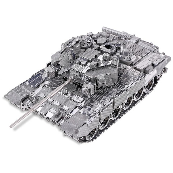 Puzzle Metalowe Model 3D - Czołg T-90A 150 elementów