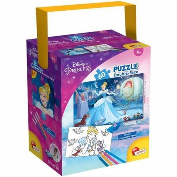 Puzzle mini w tubie Księżniczki Disney Kopciuszek 60 elementów