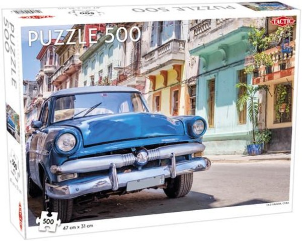 Puzzle Havana z dawnych lat, Kuba 500 elementów