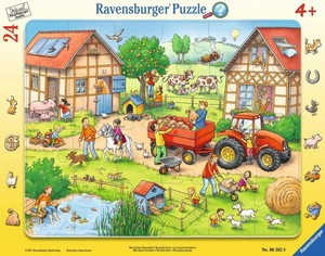 Puzzle ramkowe Moja mała farma 24 elementy