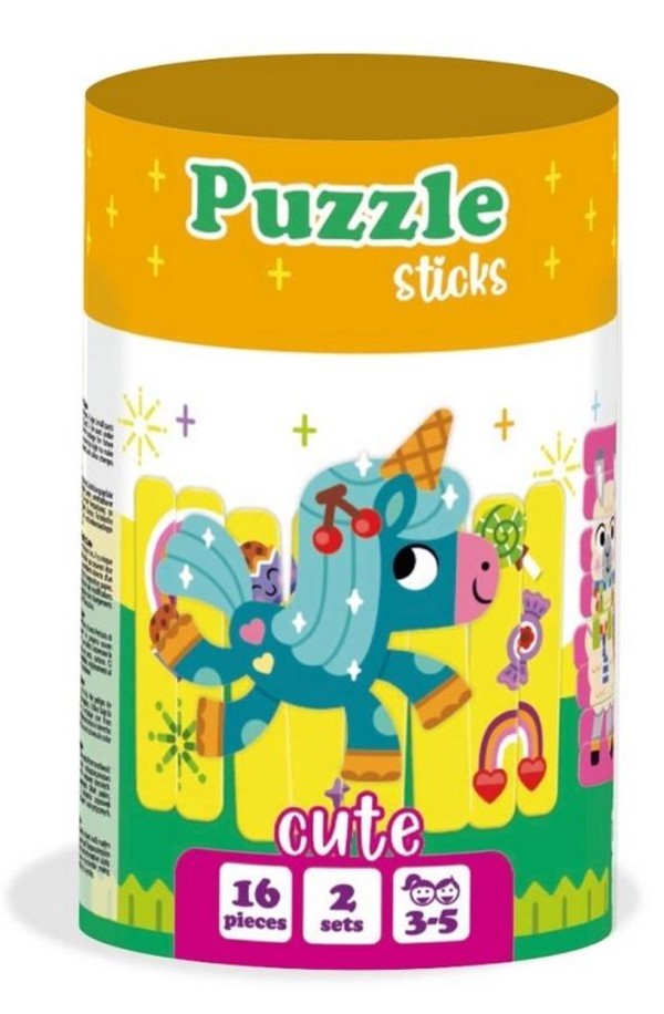 Puzzle sticks Cute 16 elementów