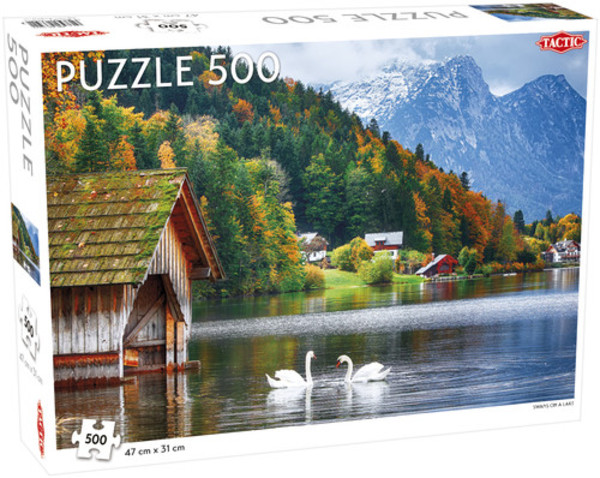 Puzzle Łabędzie na jeziorze 500 elementów