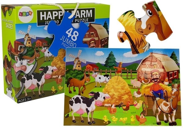 Puzzle Farma Zwierzęta 48 elementów