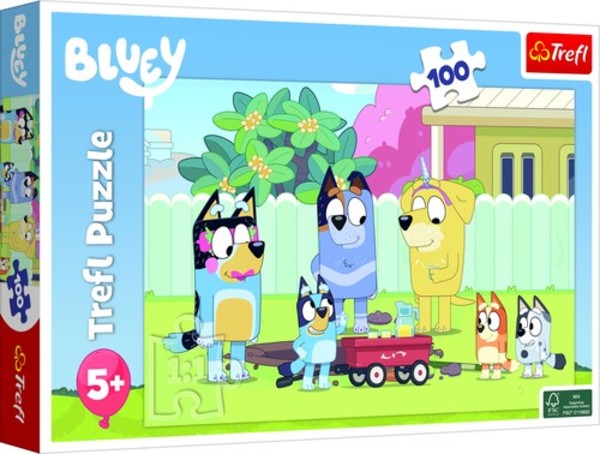 Puzzle Wesoły świat Bluey 100 elementów