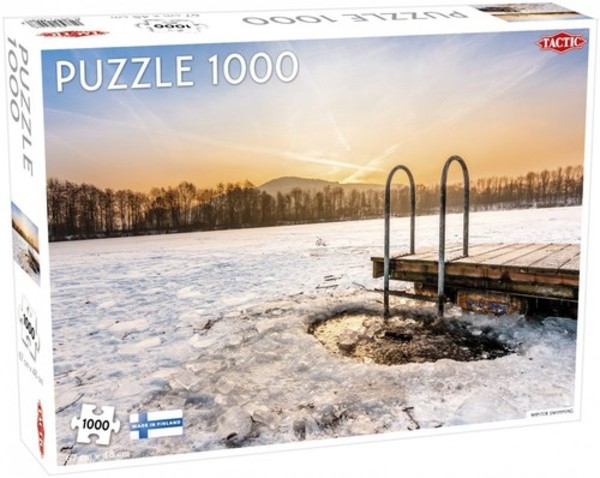 Puzzle Zimowe pływanie 1000 elementów