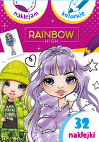 Rainbow High. Naklejam i koloruję