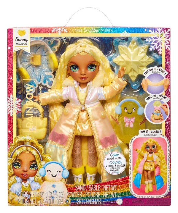 Rainbow High Winter Wonderland Doll - Sunny Yellow