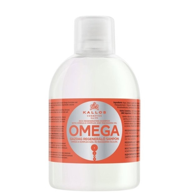 Regenerujący szampon z kompleksem omega-6 i olejem makadamii
