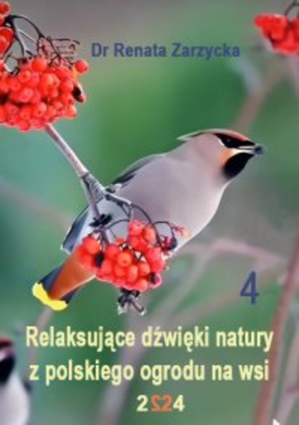 Relaksujące dźwięki natury z polskiego ogrodu na wsi. Część 4 - Audiobook mp3
